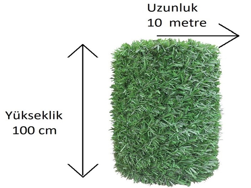 Bahçe çiti standart rulo 100cm 10m tel çit kaplama İstanbul