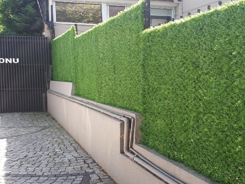 Duvar çim çit premium yüksek boy 100x400 cm İstanbul — Sarıyer teslimat